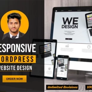 I will design and develop modern and responsive WordPress website